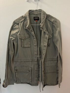ONLY women’s Olive Utility Jacket